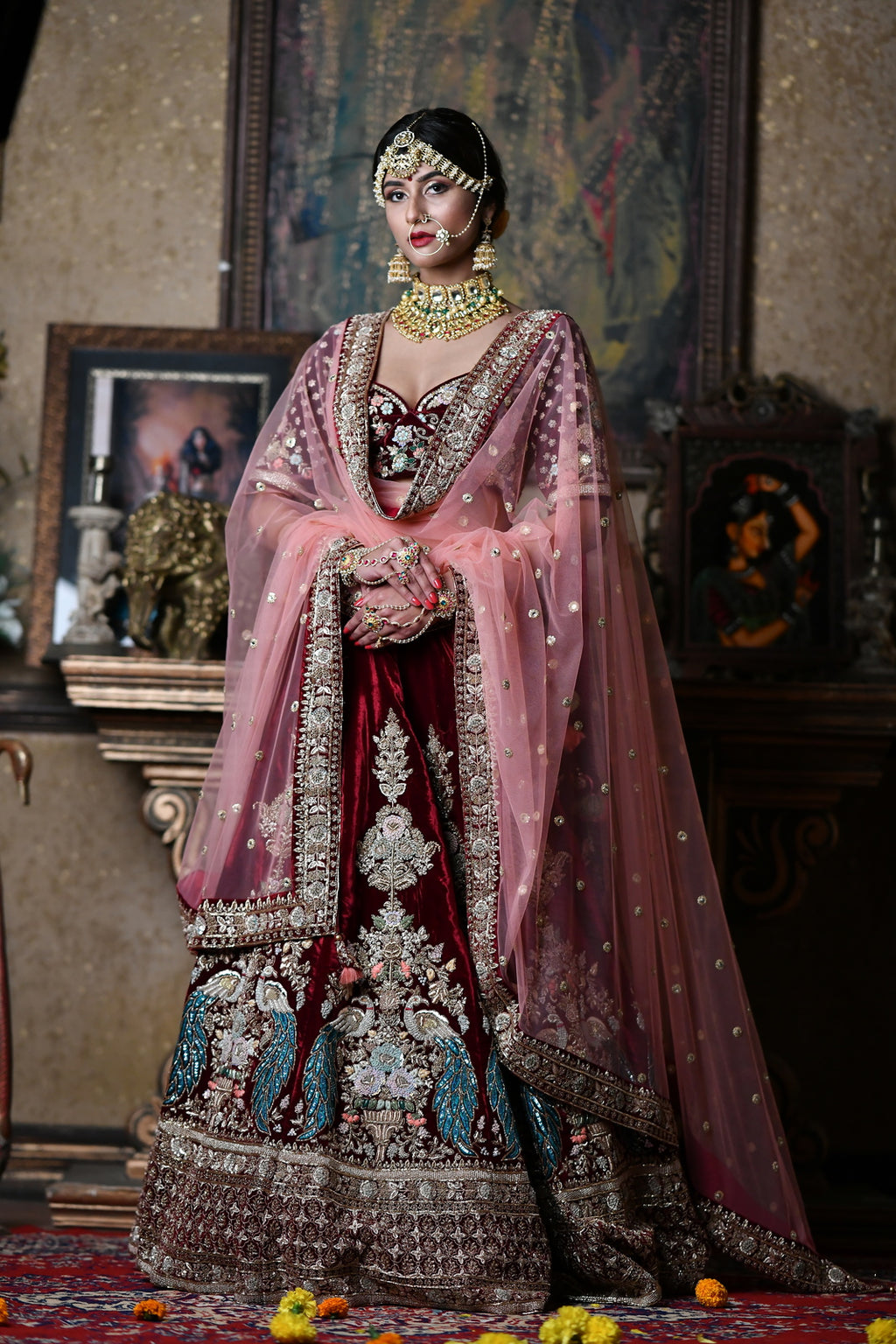 Shradhha Kapoor is a modern bride in Falguni Shane Peacock's dreamy couture  red lehenga | Fashion Trends - Hindustan Times